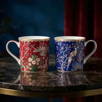 Hrníčky EASY LIFE 300 ml červený a modrý 2 ks