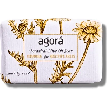 Mýdlo Soaperb | Heřmánkové olivové mýdlo z kolekce Agorá Obsah: 50 g jemné čištění bez vysušení • zklidňuje • vhodné i pro miminka