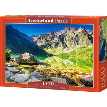 Puzzle CASTORLAND Puzzle Východ slunce u jezera Morskie Oko 1500 dílků