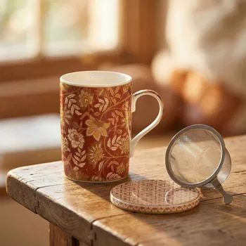 Hrnek s filtrem a víčkem EASY LIFE 350 ml