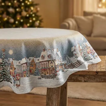 ubrus Vánoční ubrus kulatý RUNNER 160 cm