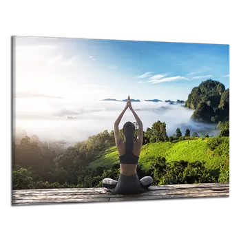 Obraz Obraz na plátně Jóga u východu slunce , jednodílný 4265AX