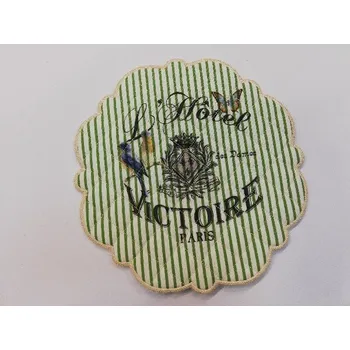 Nákupní taška Textilní prostírání na stůl kulaté 20cm - zelené - L´Hotel Victoire