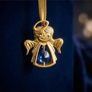 Figurka anděl s mašlí 4,5 × 6,3 cm