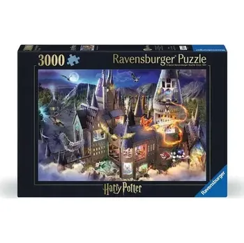 Puzzle Ravensburger Harry Potter: Bradavický hrad 3000 ks