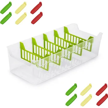 Dóza na potraviny SPICE PACKET ORGANISER plastový organizér na koření s klipy