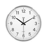 Nástěnné hodiny 30 cm stříbrné