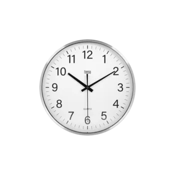 Hodiny Nástěnné hodiny 30 cm stříbrné