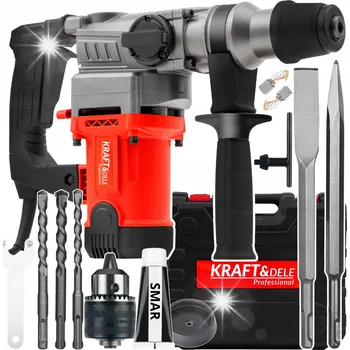 Vrtačka VRTACÍ KLADIVO PŘÍKLEPOVÁ VRTAČKA SDS+ PNEUMATICKÉ KLADIVO SILNÉ 6 J 2800 W