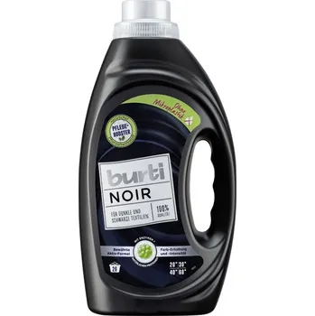 Prací prostředek Tekutý prací prostředek Burti Noir na černé prádlo 1,45l, 26-52 praní, z Německa