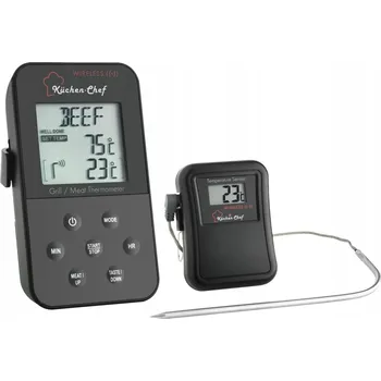 Domácí teploměr Kuchyňský teploměr se sondou TFA Dostmann