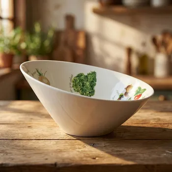 Miska na saláty MY KITCHEN 24 cm bílá