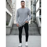 Pánský zimní svetr WX1962 Barva: Světle Šedá, Velikost: L