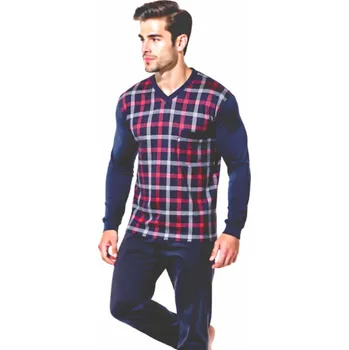Pánské pyžamo Pánské Pyžamo Dlouhé FOLTÝN PD 289 Velikost: 3XL