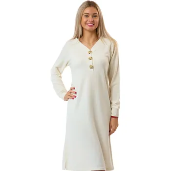 Dámská noční košile Noční košile teplá - luxusní hřejivá 1C4120 bílá xxxl