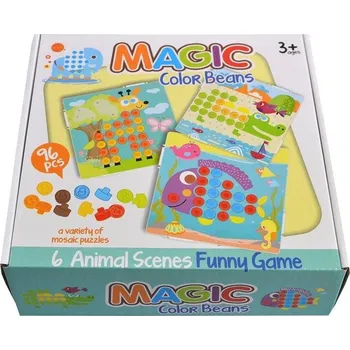 auto na autodráhu Made Mozaika, 96 ks, 26 x 25 cm