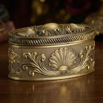 Šperkovnice Dekorační oválná kazetka