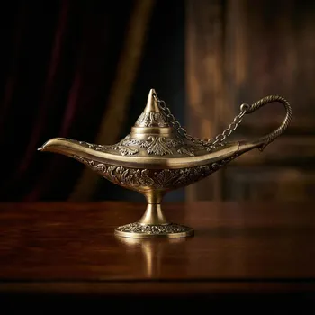 Lampička Dekorativní lampička ve tvaru Aladinovy lampy 21,5 × 7 cm