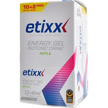 Etixx Isotonic drink energy gel 12 x 60 ml - jablko