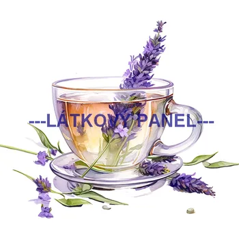 Látkový panel - Levandule - LE-148 Velikost: 40x40cm, Materiál: Úplet