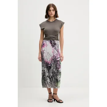 Dámské šaty Šaty Desigual WALLS LACROIX 25WWVK05 šedá 90A, vel. M