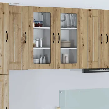 Příborník do zásuvky vidaXL Kuchyňská skříň 2 pcs Artisanový dub 40 x 31 x 80 cm