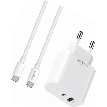 Rychlá síťová nabíječka 20W s kabelem 2 vstupy pro Samsung Galaxy A05S