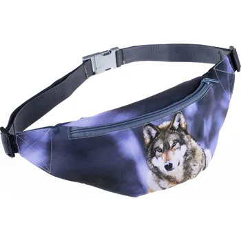 Outdoorové zavazadlo LEDVINKA SAMOTNÝ VLK V ZIMNÍM KRAJOBRAZU - VYSOKÁ KVALITA PL