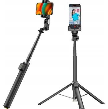 Selfie tyč Gimbal AI AOCHUAN M3 PRO Stativ Selfie Tyč LED Lampa + Dálkové Ovládání pro Telefon