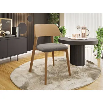 Křeslo MOB látka hnědá 1 ks