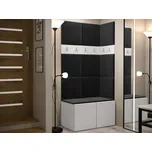 Botník MOB 84 x 186 x 44 cm bílá