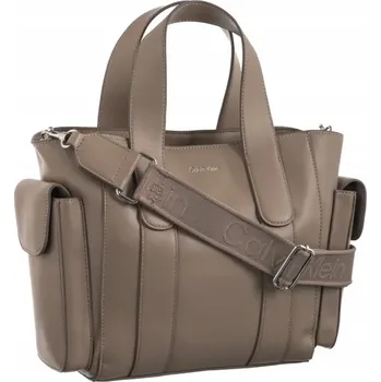 Kabelka Calvin Klein Webbing Strap Small Tote LV04F3290G béžová