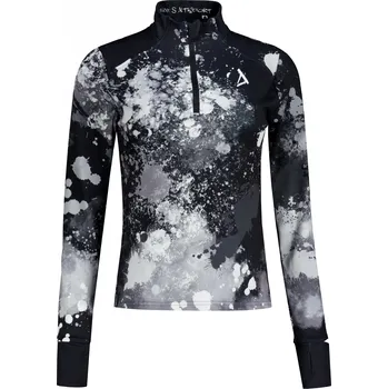 Dámská mikina Dámská sportovní mikina premium plus ALTISPORT VOJ/ALW055MI04 ČERNOBÍLÁ XL