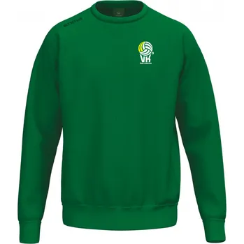 Pánská mikina ERIMA MIKINA PŘES HLAVU 150 VK KARLOVARSKO UNISEX - Zelená - velikost XXL