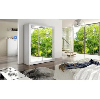 Šatní skříň Skříň Veneti ELADIO 150 x 200 x 58 cm bílá