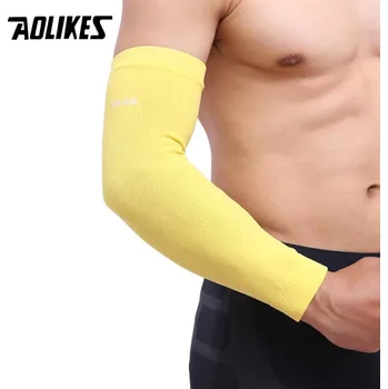 Elastický sportovní návlek na loket Aolikes | bandáž, ortéza - Žluť