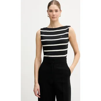 Top Tommy Hilfiger WW0WW47807 černá 99A, vel. XXL