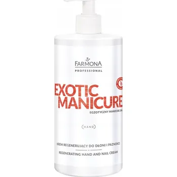 Péče o ruce Farmona Exotic Manicure regenerační krém na ruce a nehty 500 ml