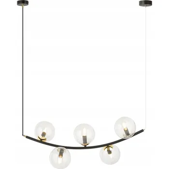 Emibig RITZ 5 BL TRANSPARENT Závěsné svítidlo Ocel lakovaná práškově