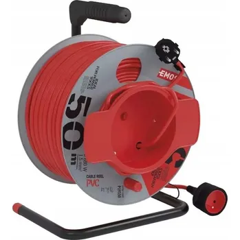 Napájecí kabel Prodlužovací Kabel bubnový Emos 50 m 1 ks zásuvek oranžový