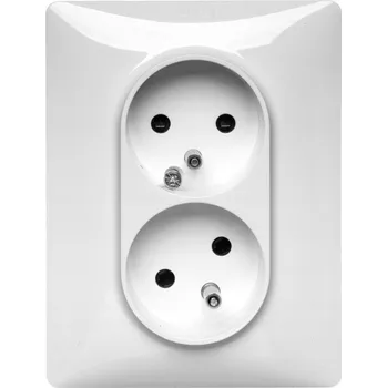 Elektrická zásuvka Bílá nástěnná Elektrická Zásuvka Legrand