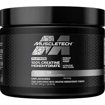 Kreatin MuscleTech - Platinum 100% Creatine Monohydrate, Prášek, 200g