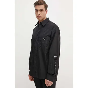 Pánská košile Bavlněná košile Versace Jeans Couture 77GAL218.N0132 černá 99X, vel. 52