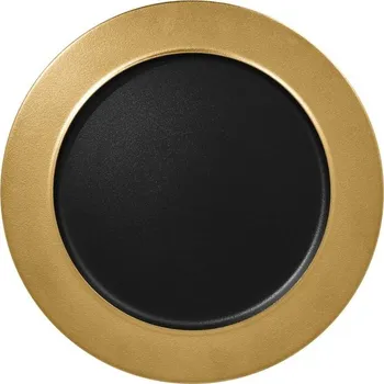 Talíř Rak Talíř mělký Metalfusion 32 cm černo-zlatý, RAK, RAK-MFNOFP32GB
