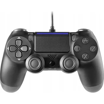 Gamepad DRÁTOVÝ OVLADAČ PAD PRO PS4, PC a PS3 ČERNÝ