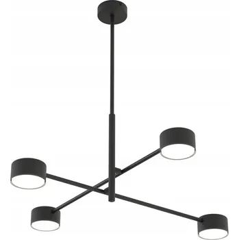 Emibig NATSU 4 BL Závěsné svítidlo Ocel práškově lakovaná Černá 12W