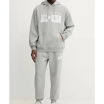 Pánská mikina Converse Teplákovka Unisex Šedý Komplet mikina