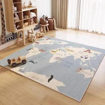 Koberec Veselý dětský koberec mapa světa | dětský koberec, herní koberec - 6 , 60X90CM