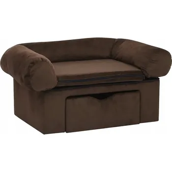 Pelíšek pro psa VidaXL pelíšek pro psa hnědá 75 cm x 50 cm