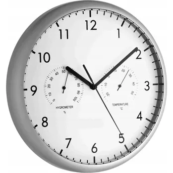 Hodiny Nástěnné hodiny TFA šedé 27 cm